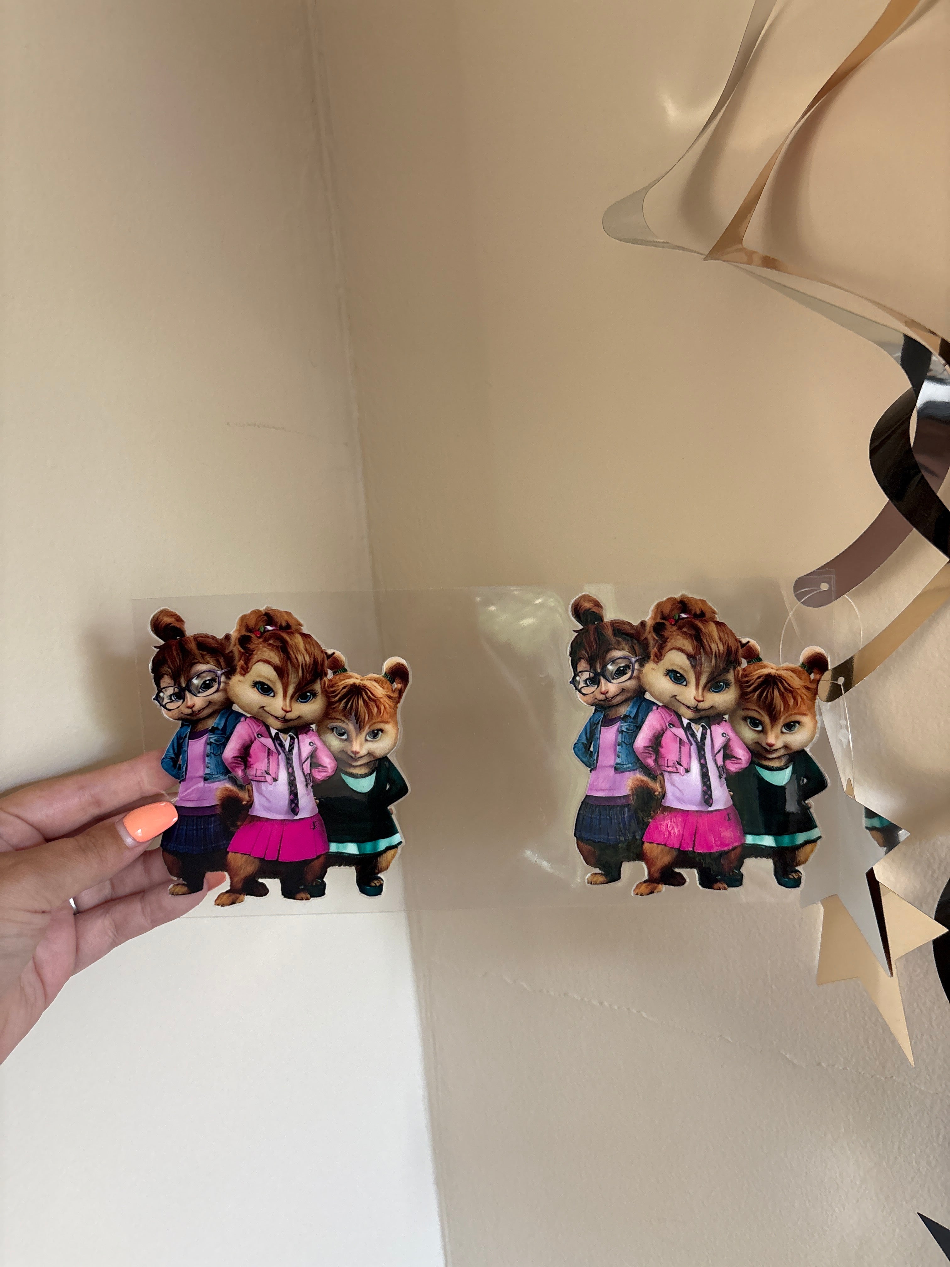 Girl chipmunks wraps