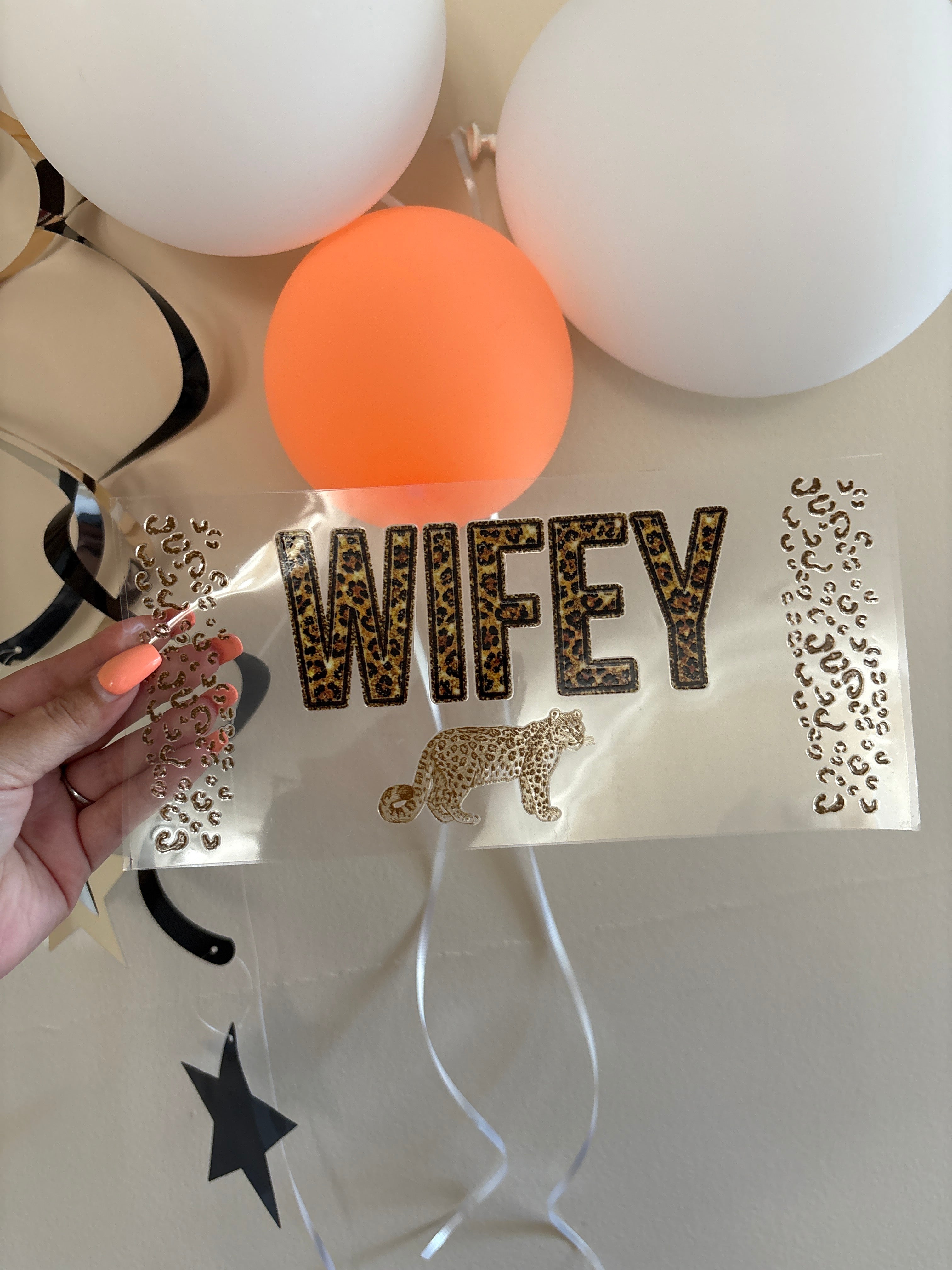 Cheetah wifey wrap